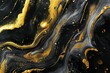 abstract fluid art background with gold and black marble texture luxurious modern painting digital ilustration