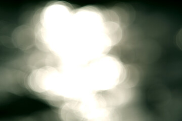 Wall Mural - bokeh of sunlight on ocean surface