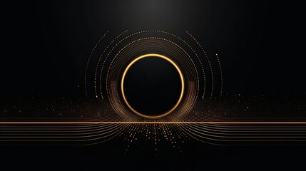 Wall Mural - abstract background with circles