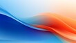 A realistic portrayal of a gradient wave abstract wallpaper, with vivid blue and orange tones creating an engaging visual experience.