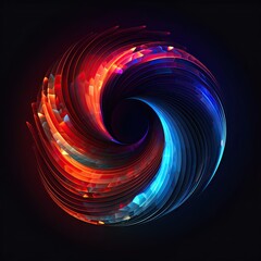 Wall Mural - abstract background with circles