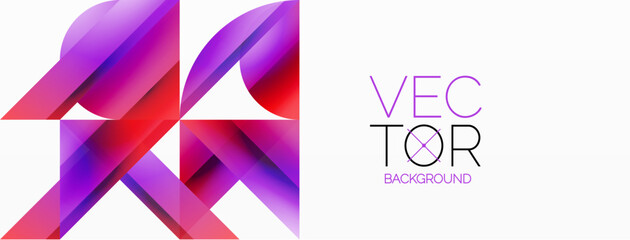 Aufkleber - A logo featuring red and purple hues with the word vec tor in an elegant font on a white background. The design includes shades of violet and magenta, creating a unique and eyecatching look