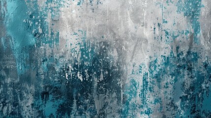 textured blue and grey abstract background with distressed paint strokes. hyper realistic