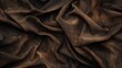 Dark brown fabric texture material fabric background. copy space for text.