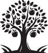 © SKShagor - Apple tree vector logo icon  silhouette  (90).eps