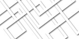 Fototapeta Przestrzenne - Vector abstract lines white square triangle wave technology minimal creative lined digital Shapes. abstract modern white and grey gradient color geometric line pattern background for website banner.