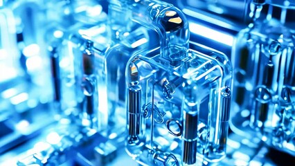Poster - Generic abstract technology and engineering background animation