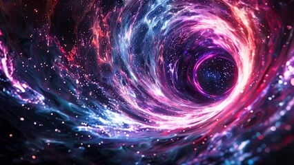 Wall Mural - The inside of a black hole