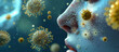 Airborne pathogens: Hidden dangers, bacteria and viruses. 