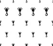 Lifting Hook Icon Seamless Pattern Y_2301001