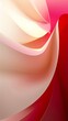the Red, orange, gradient curved shape white background 3d render, for banner, poster, mockup, wallpaper, high quality, aspect ratio 3:1