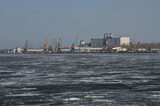 Fototapeta Tęcza - Ice drift on the Volga