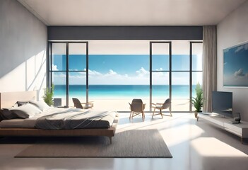 Wall Mural - modern living room