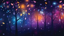 Abstract Bokeh Lights Background Vector Illustration