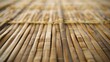 Detailed view of a bamboo mat, suitable for backgrounds or textures