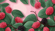 Close up of Mulberry paper texture background 2d flat