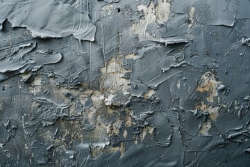 Poster - A close up of a wall with peeling paint. Perfect for background or texture use