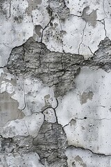 Poster - Close up of a wall with peeling paint, perfect for background use