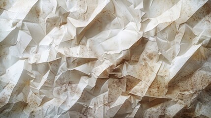 Wall Mural - Close up of crumpled paper, suitable for creative backgrounds