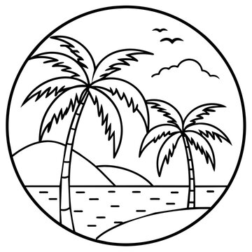          Summer vibes vector illustration.
