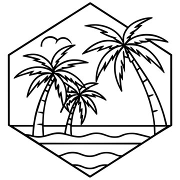          Summer vibes vector illustration.

