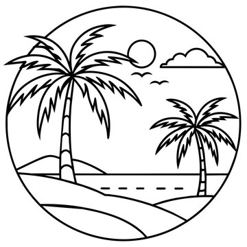          Summer vibes vector illustration.

