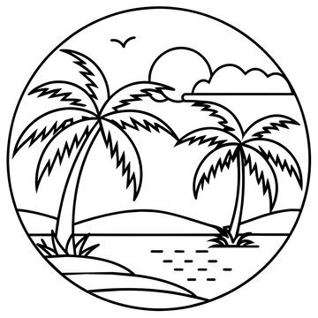          Summer vibes vector illustration.
