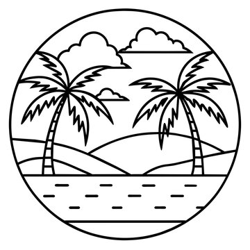         Summer vibes vector illustration.
