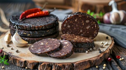 Wall Mural - Black pudding