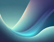 青色と銀色の光沢のあるデジタルな波型の抽象背景素材。CG風。AI生成画像。