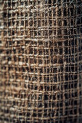 Poster - Detailed close up of burlock fabric, suitable for textile industry