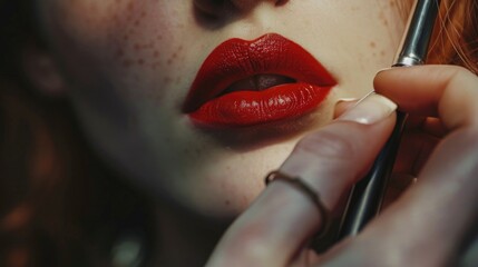 Poster - Close up shot of a person holding a cell phone. Great for technology or communication concepts