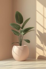 Wall Mural - Potted plant on table