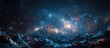 Cosmic Odyssey A Majestic Celestial Landscape of Swirling Nebulae Glittering Stars and Mysterious Interstellar Phenomena