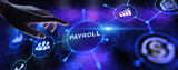 Fototapeta Panele - Payroll Business finance concept on virtual screen.