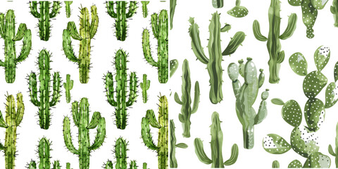 Wall Mural - Cactus pattern