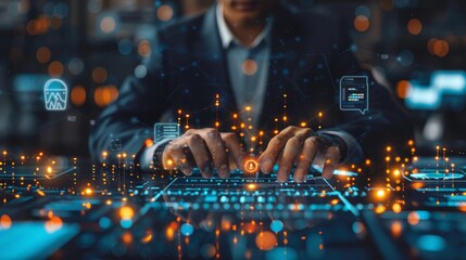 Poster - Using 3D rendering to connect tech devices and icons applications