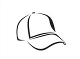 Fototapeta Big Ben - Hiking adventure cap hat, trip, travel, camping. Travel accessory, hiking clothes. Element for design, print, card, sticker.