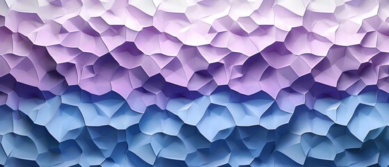 Aufkleber - Template with a Japanese pattern. Geometric background in blues and purples.