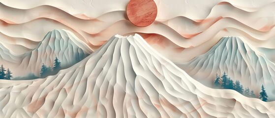 Aufkleber - This seamless modern graphic background has a Japanese pattern.