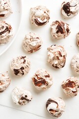 Wall Mural - Chocolate meringue cookies