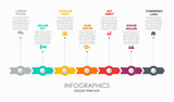 Fototapeta  - Infographic design template with place for your data. Vector illustration.