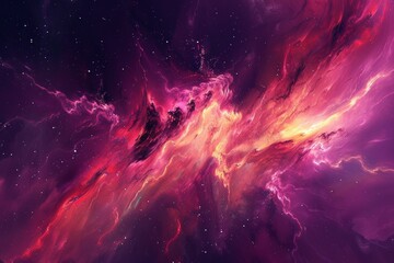 Wall Mural - Stunning Galaxy, Colorful cosmos with stardust and milky way.