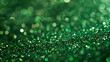 Green glitter vintage lights background defocused for festivals and celebrations ,Texture, pattern, background ,Gaussian blur, Out of focus ,Bright colored spots ,convenient for the designer
