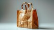 Brown Paper Bag on Table