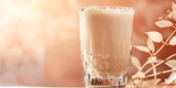 Fototapeta Londyn - Refreshing Glass of Fresh Milk  Dairy Delight