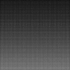 Poster - Abstract repeating geometrical dot pattern background - black and white vector graphic design