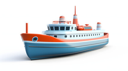 Wall Mural - Ship Icon 3d