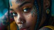 Anime Tattoos: A Glimpse into the Emotional Canvas of a Young African Woman's Intricate Body Art