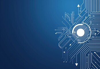 Poster - Abstract technology background,communication concept